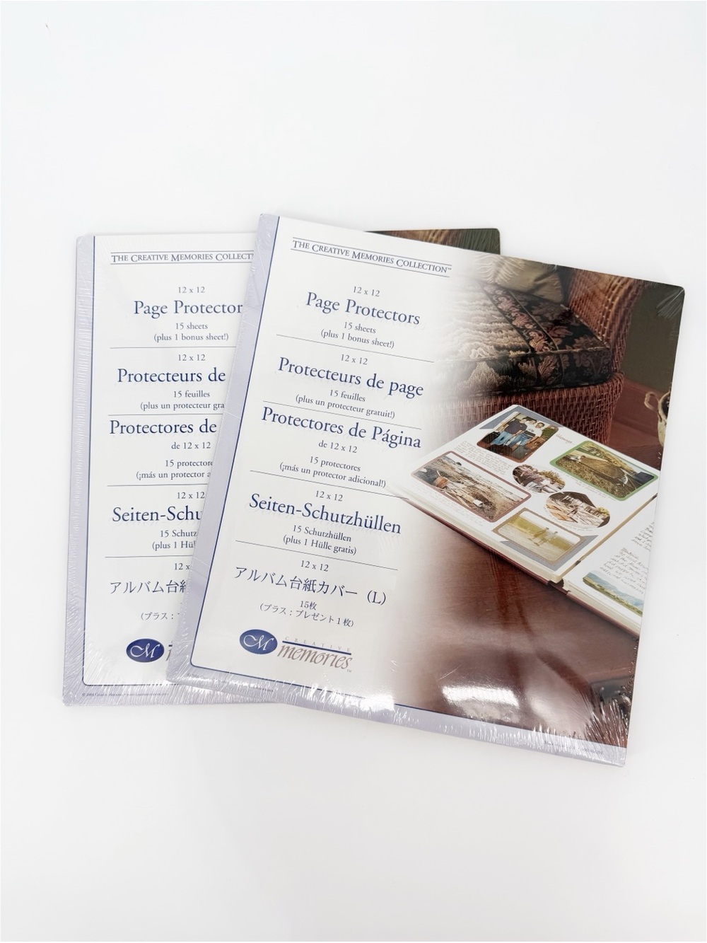 2 Packs Creative Memories 12x12 Page Protectors 15 Sheets + 1 Bonus New Sealed